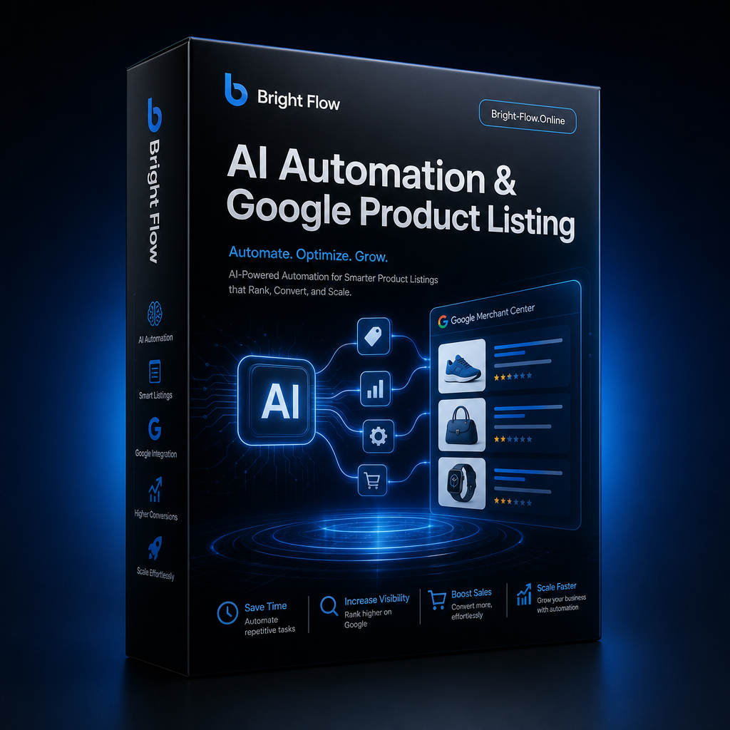 AI Automation &amp; Google Product Listing
